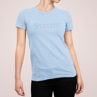 Baby Blue classic, comfy, Brain-Based Wellness fitted Tee