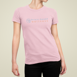 Pink classic, comfy, Brain-Based Wellness fitted Tee
